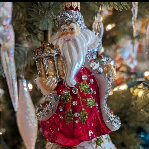 Heartfully Yours Other - Heartfully Yours Ornament - Longchamp Santa By Christopher Radko 2022 Br…